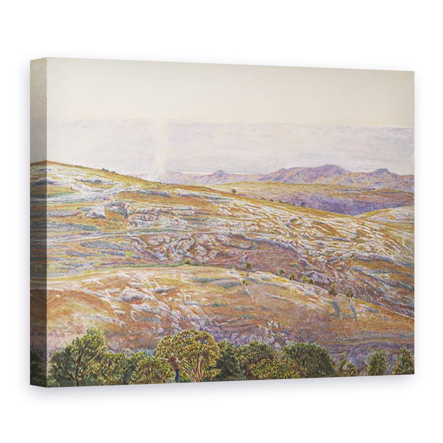 Tablou canvas - William Holman Hunt - Marea Moarta din Siloam, 50 x 70 cm