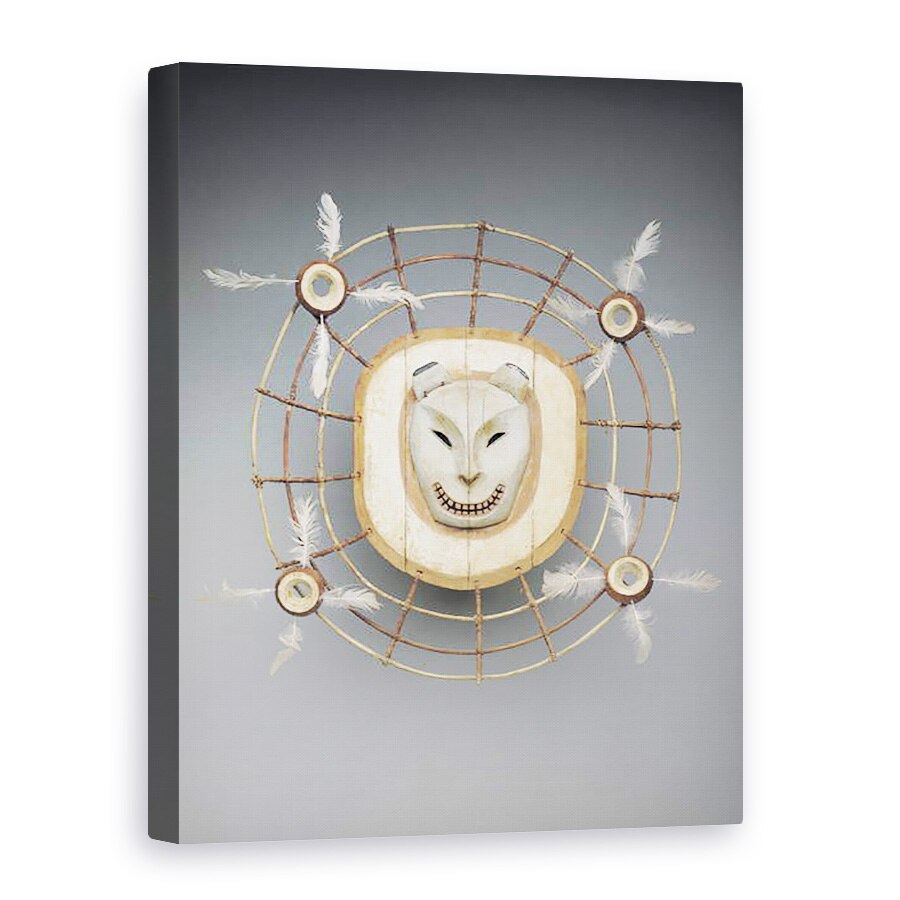 Tablou canvas - Yupik culture - Masca reprezentand un spirit de urs, 75 x 100 cm