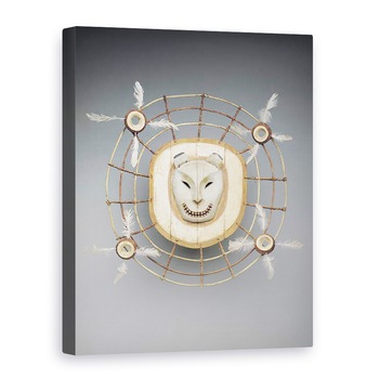 Tablou canvas - Yupik culture - Masca reprezentand un spirit de urs, 75 x 100 cm Tablou canvas - Yupik culture - Masca reprezentand un spirit de urs, 75 x 100 cm