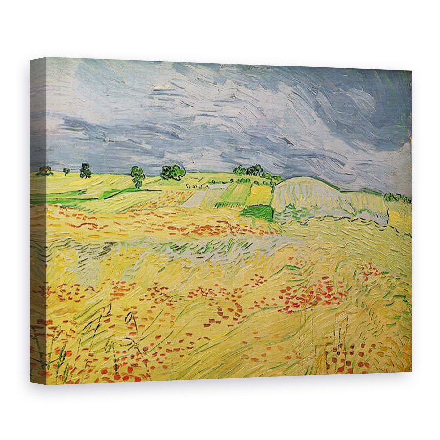 Tablou canvas - Vincent van Gogh - Plain la Auvers, 75 x 100 cm