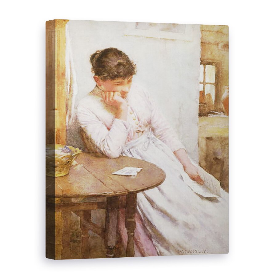 Tablou canvas - Walter Langley - Scrisoarea, 50 x 70 cm