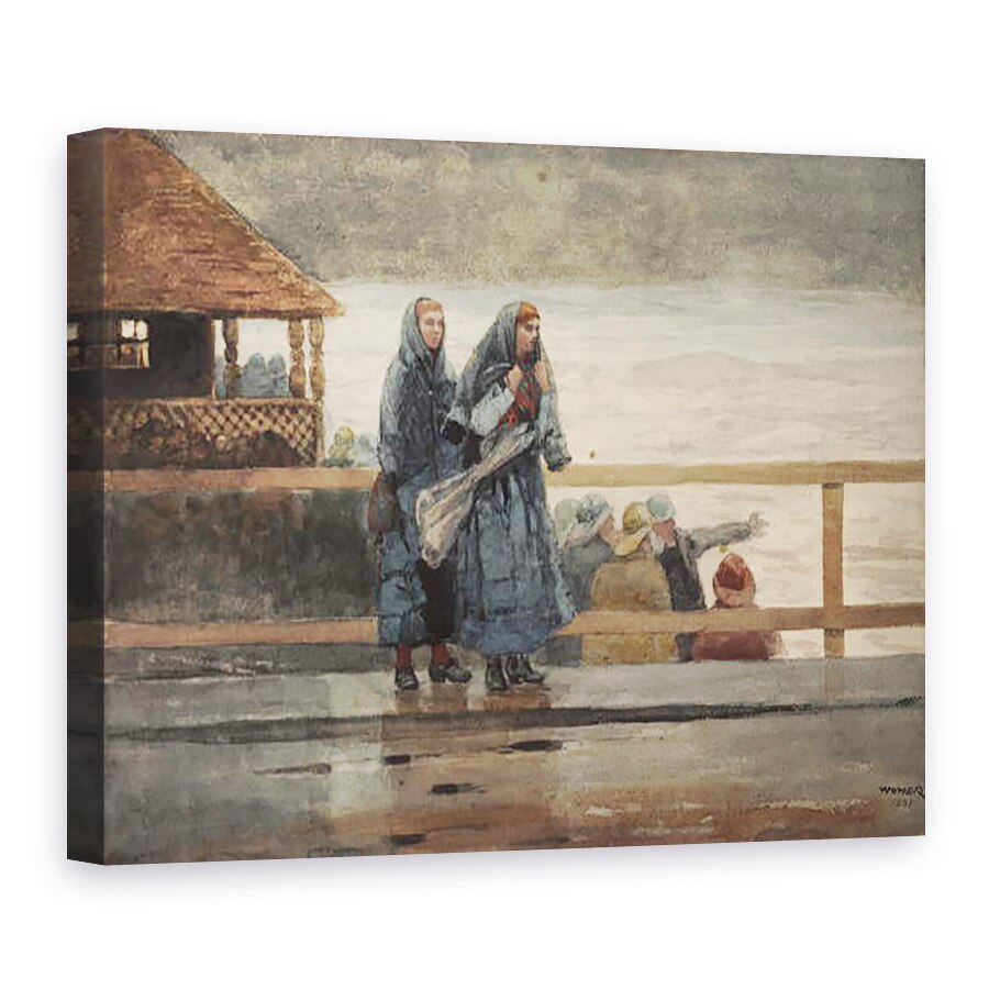 Tablou canvas - Winslow Homer - Pericolele marii, 75 x 100 cm