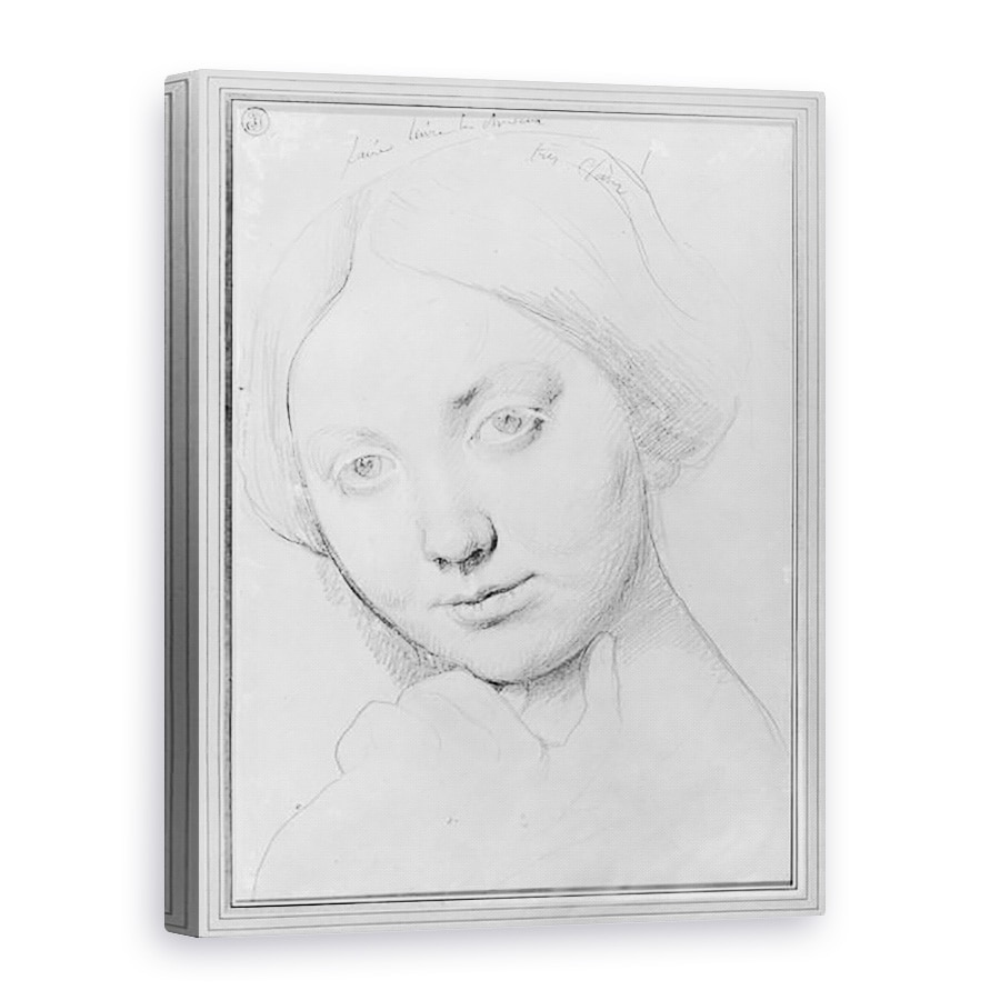 Tablou canvas - Jean Auguste Dominique Ingres - Louise de Broglie, Countess of Haussonville, 60 x 80 cm