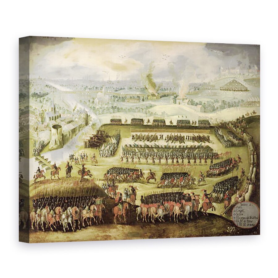 Tablou canvas - Rodrigo of Holland - Asediul Parisului Razboiul impotriva Frantei 1556-8, 60 x 80 cm