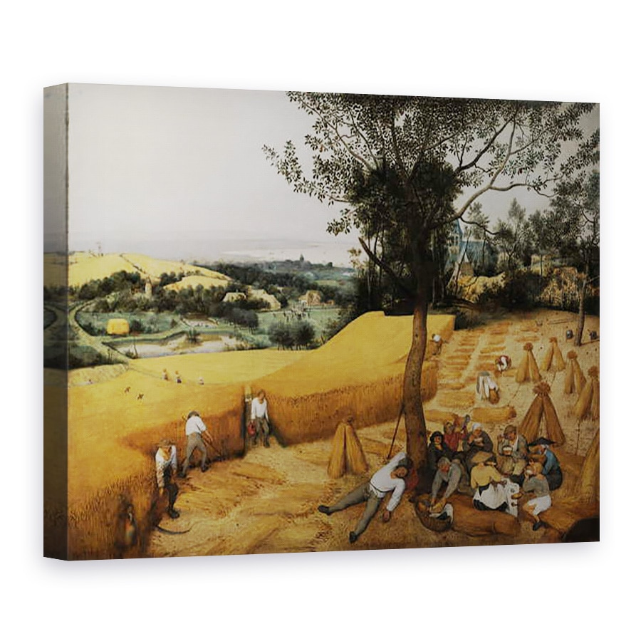 Tablou canvas - Pieter Bruegel the Elder - Culegatorii august/septembrie, 75 x 100 cm