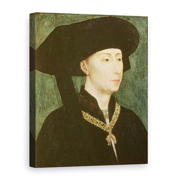 Tablou canvas - Rogier van der Weyden - Filip cel Bun 1396-1467 Duce de Burgundia, 60 x 80 cm Tablou canvas - Rogier van der Weyden - Filip cel Bun 1396-1467 Duce de Burgundia, 60 x 80 cm