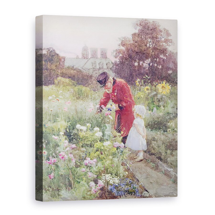Tablou canvas - Rose Maynard Barton - Gradina bunicului, 60 x 80 cm