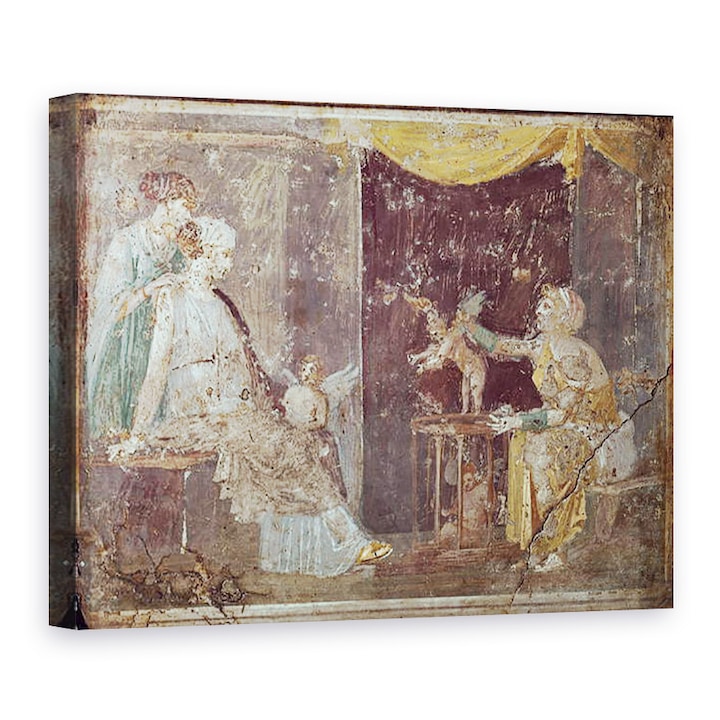 Roman - Nő eladási Cupids, a Stabiae, Vászonkép, 75 x 100 cm
