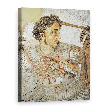 Tablou canvas - Roman - Alexandru cel Mare 356-323 i.Hr., mozaic de podea indepartat din Casa del Fauno de la Pompei, 60 x 80 cm Tablou canvas - Roman - Alexandru cel Mare 356-323 i.Hr., mozaic de podea indepartat din Casa del Fauno de la Pompei, 60 x 80 cm