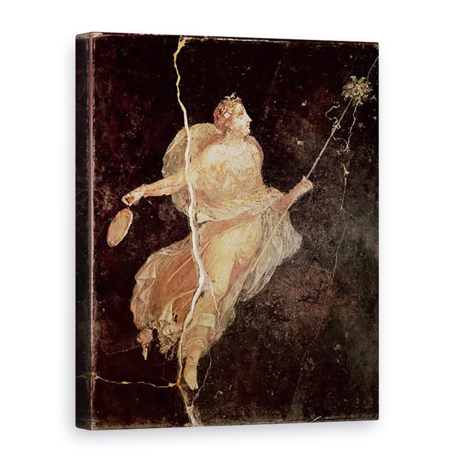 Tablou canvas - Roman - Maenad, din casa navei, Pompei, 60 x 80 cm