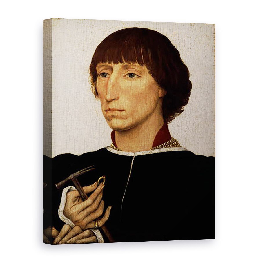 Tablou canvas - Rogier van der Weyden - Francesco dEste, 75 x 100 cm