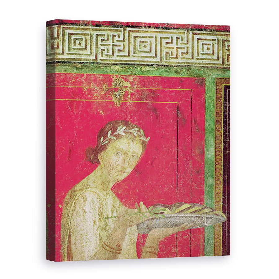 Tablou canvas - Roman - Detaliu al initiatului, de la scena catehismului, Zidul de Nord, Oecus 5, 60 x 80 cm