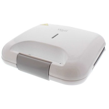 Sandwich maker Well Yummy, 750 W, Placi antiaderente, Protectie supraincalzire, Alb Sandwich maker Well Yummy, 750 W, Placi antiaderente, Protectie supraincalzire, Alb