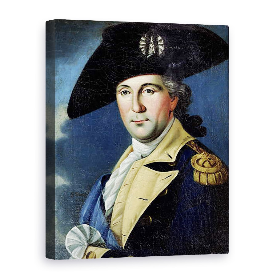 Tablou canvas - Samuel King - George Washington 1732-99, 75 x 100 cm