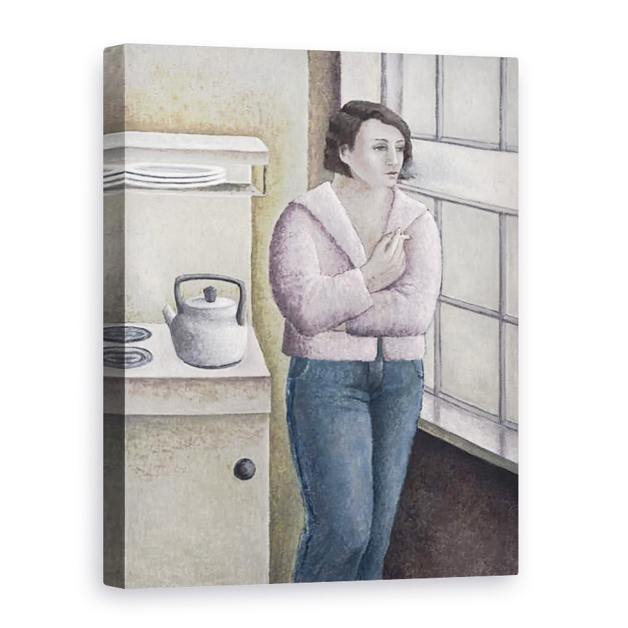 Tablou canvas - Ruth Addinall - Femeie Fumatul la fereastra, 75 x 100 cm