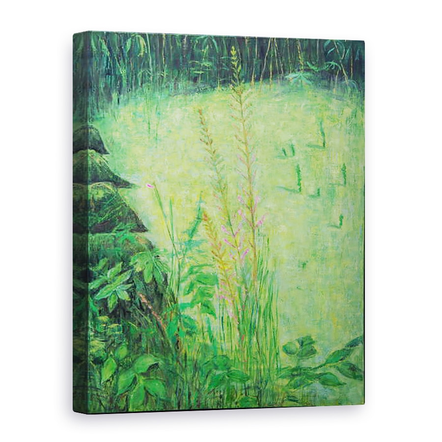 Tablou canvas - Ruth Addinall - Studiu in verde, 75 x 100 cm