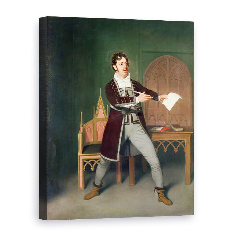 Tablou canvas - Samuel de Wilde - Charles Farley 1771-1859 in rolul lui Francisco in O poveste de mister de Thomas Holcroft, la Teatrul Covent Garden, 75 x 100 cm