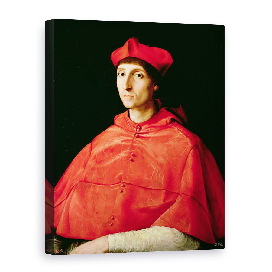 Tablou canvas - Raphael - Portret De Cardinal, 75 x 100 cm