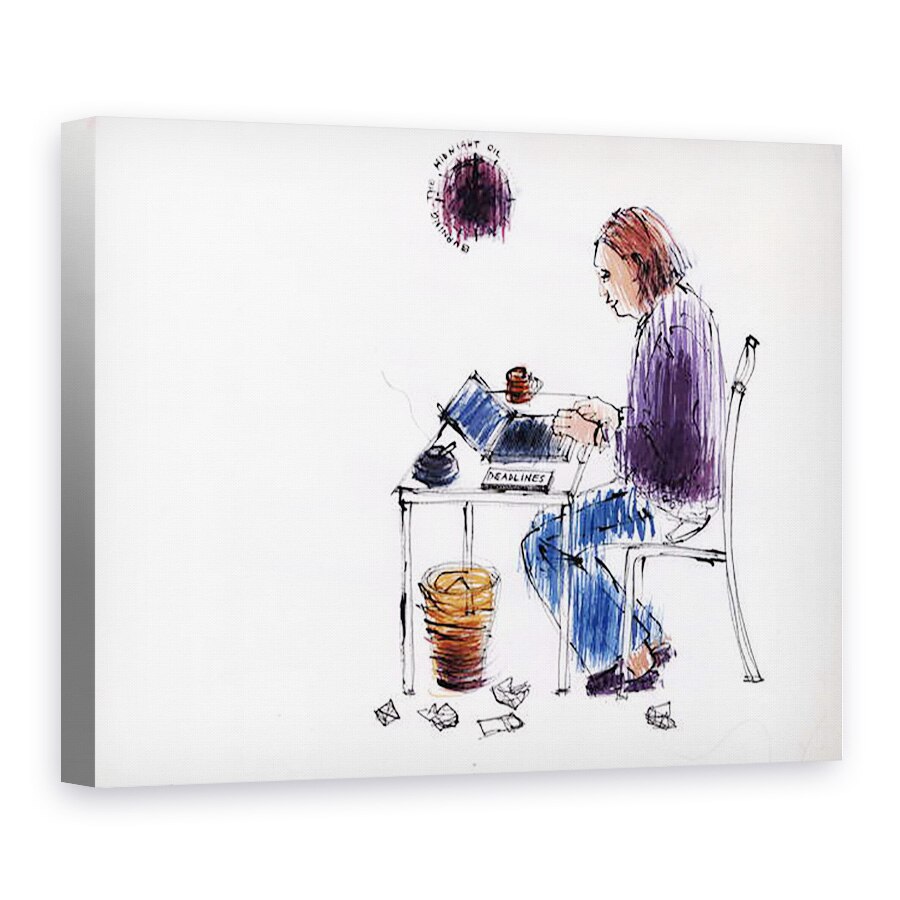 Tablou canvas - Sara Hayward - Arderea uleiului de la miezul noptii, 75 x 100 cm