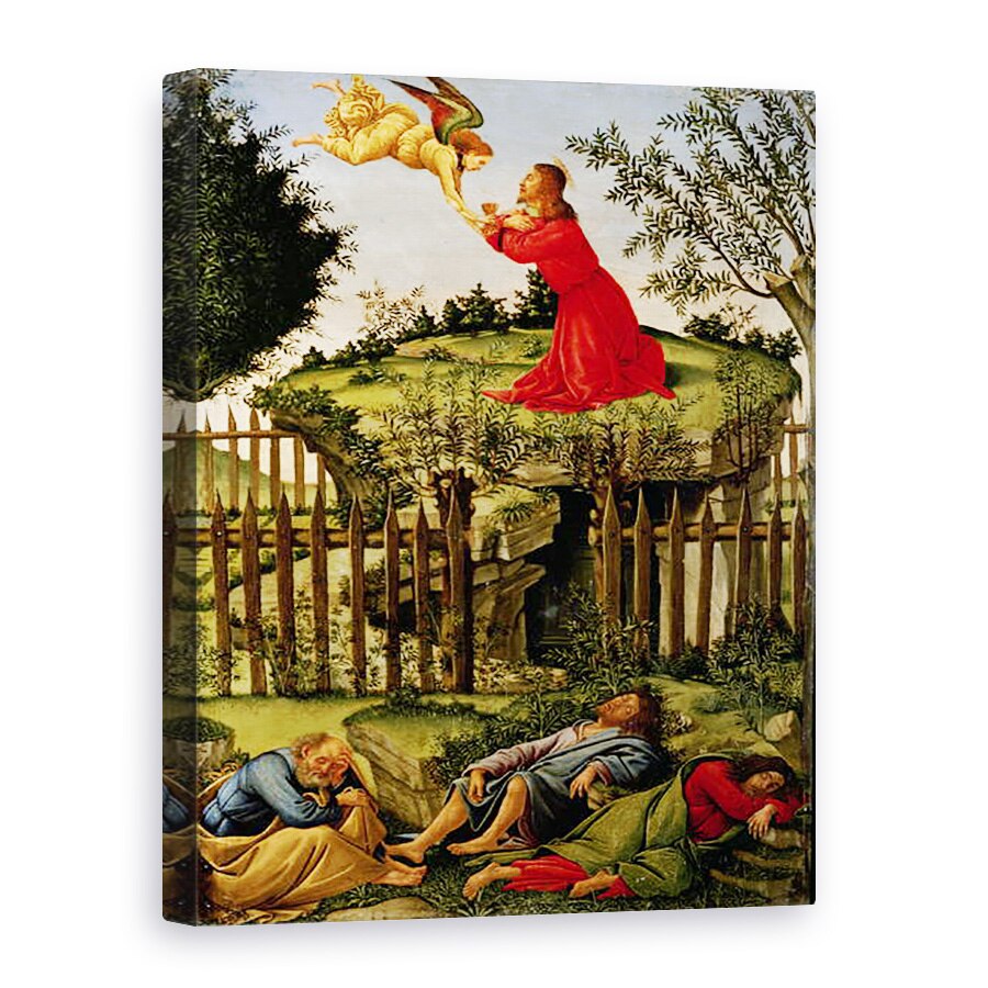 Tablou canvas - Sandro Botticelli - Agonia din gradina, 75 x 100 cm