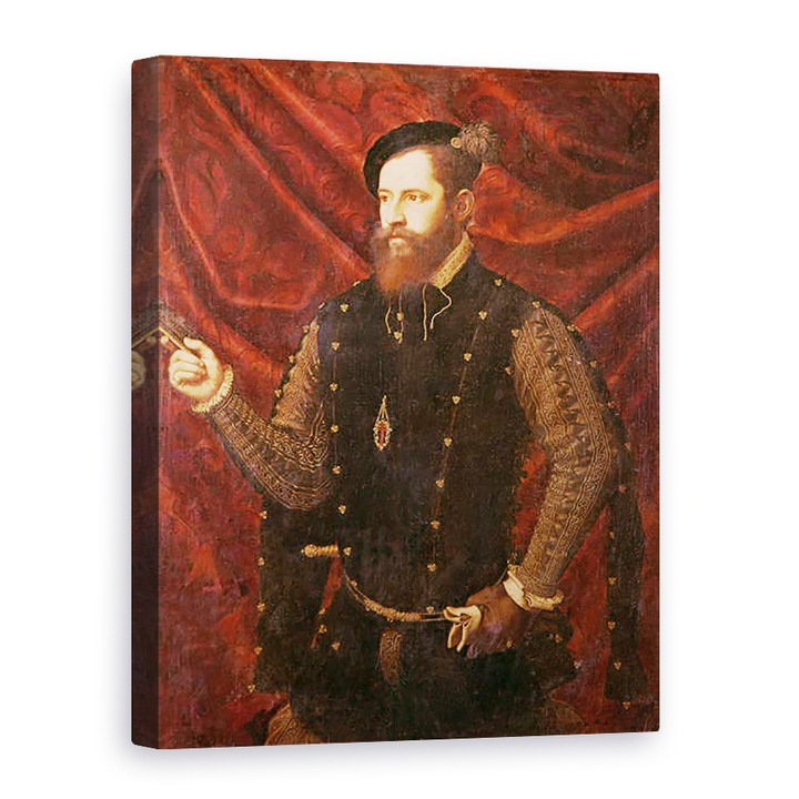 Картина на платно - Vicente Juan Macip - Don Luis de Castella, 50 x 70 cm