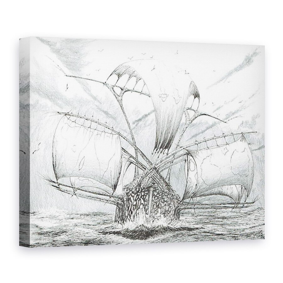 Tablou canvas - Vincent Alexander Booth - Creatorii de furtuni Marea Wadden, 2019, 75 x 100 cm