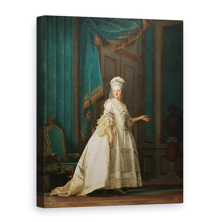 Tablou canvas - Vigilius Erichsen - Regina vaduva Juliane Marie a Danemarcei, 50 x 70 cm