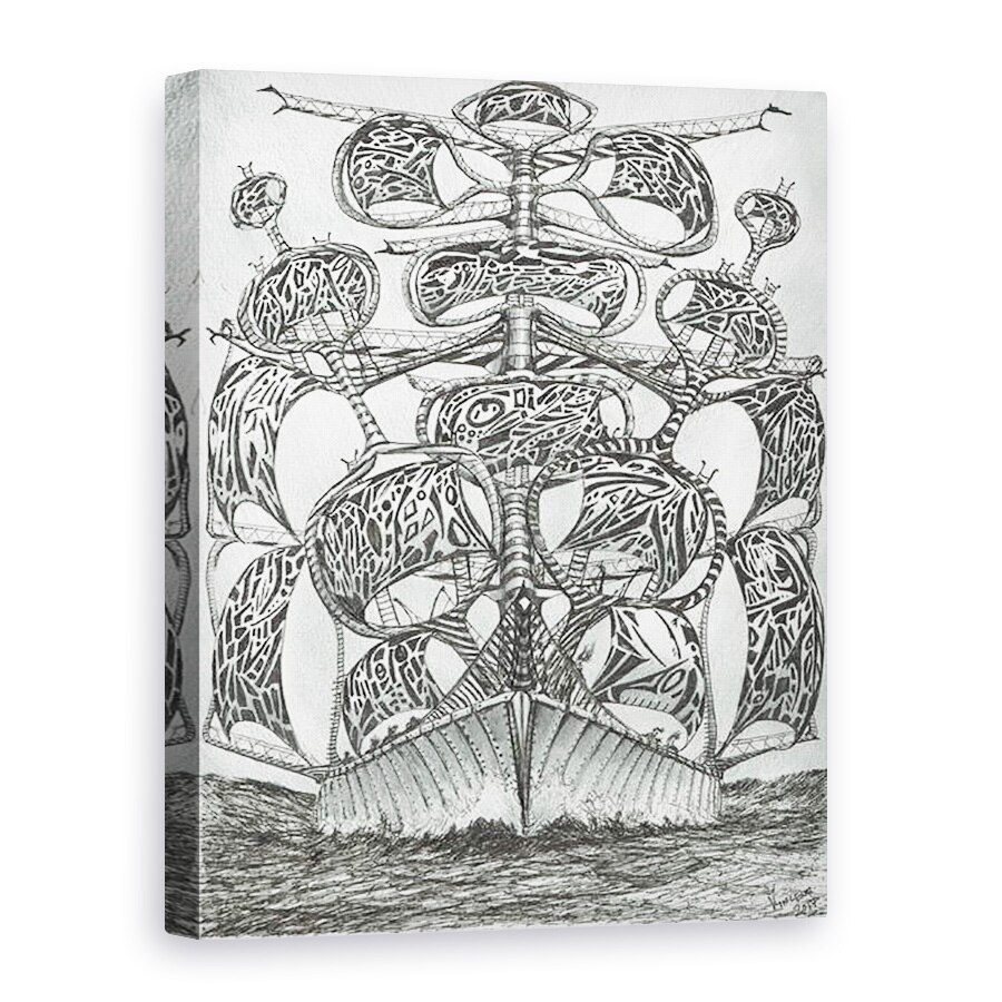 Tablou canvas - Vincent Alexander Booth - Creatorii de furtuni Marea Alba, 2017, 75 x 100 cm