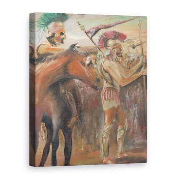 Tablou canvas - Vincent Alexander Booth - Conflict, 1984, 60 x 80 cm Tablou canvas - Vincent Alexander Booth - Conflict, 1984, 60 x 80 cm