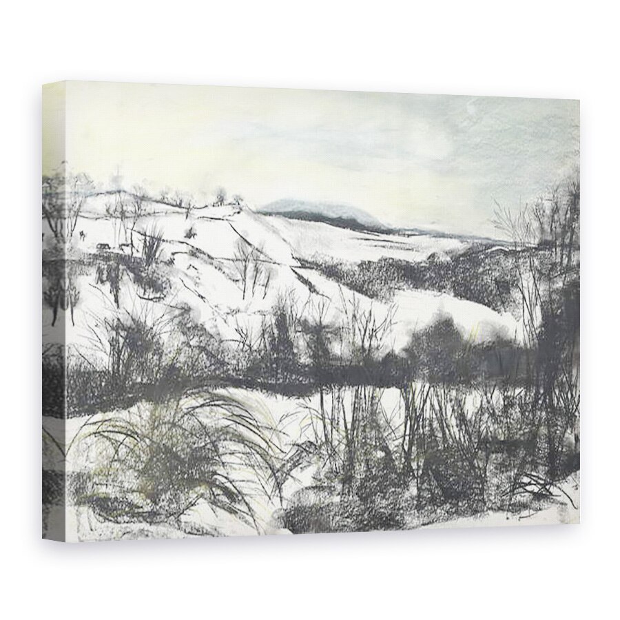 Tablou canvas - Vincent Alexander Booth - Peisaj Osmotherley in zapada de iarna, 1997, 75 x 100 cm