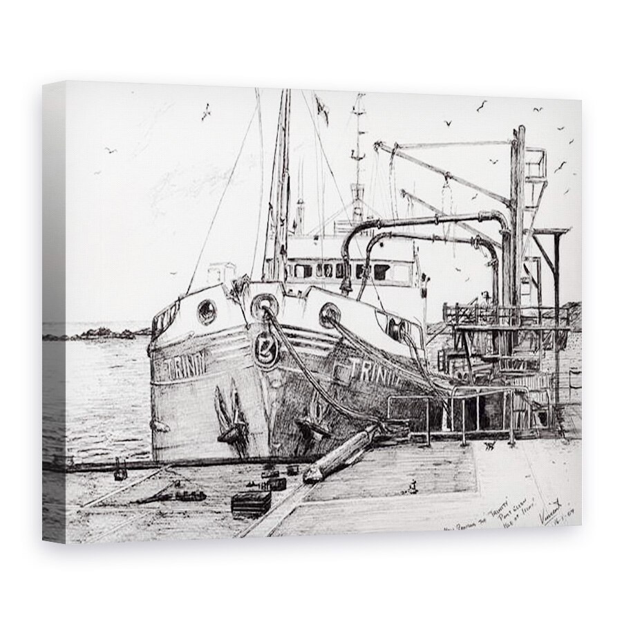 Tablou canvas - Vincent Alexander Booth - Portul Trinity Ellen Isle of Islay, 2007, 75 x 100 cm