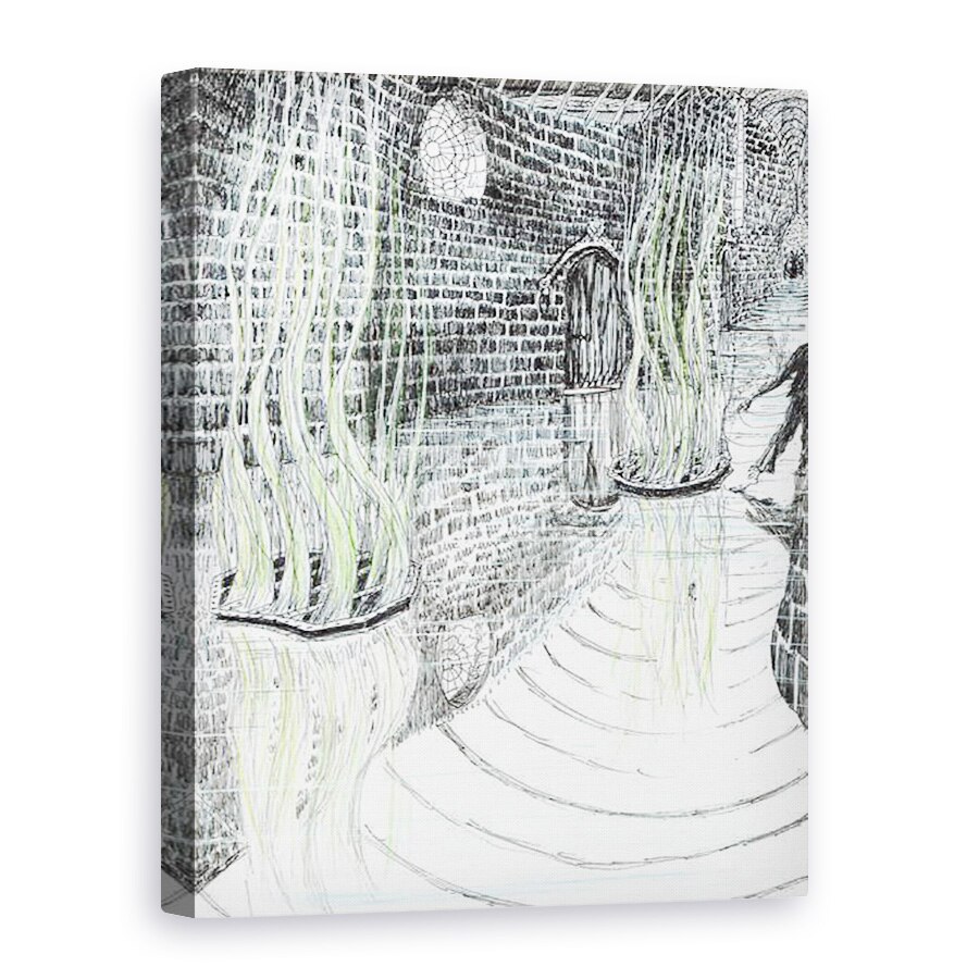 Tablou canvas - Vincent Alexander Booth - page29, Castelul din padurea Findhorn, 2006, 75 x 100 cm