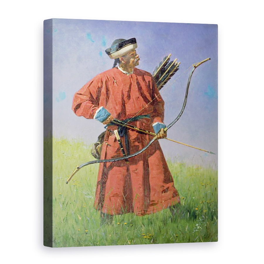 Tablou canvas - Vasili Vasilievich Vereshchagin - Bokharan Soldier Sarbaz, 50 x 70 cm