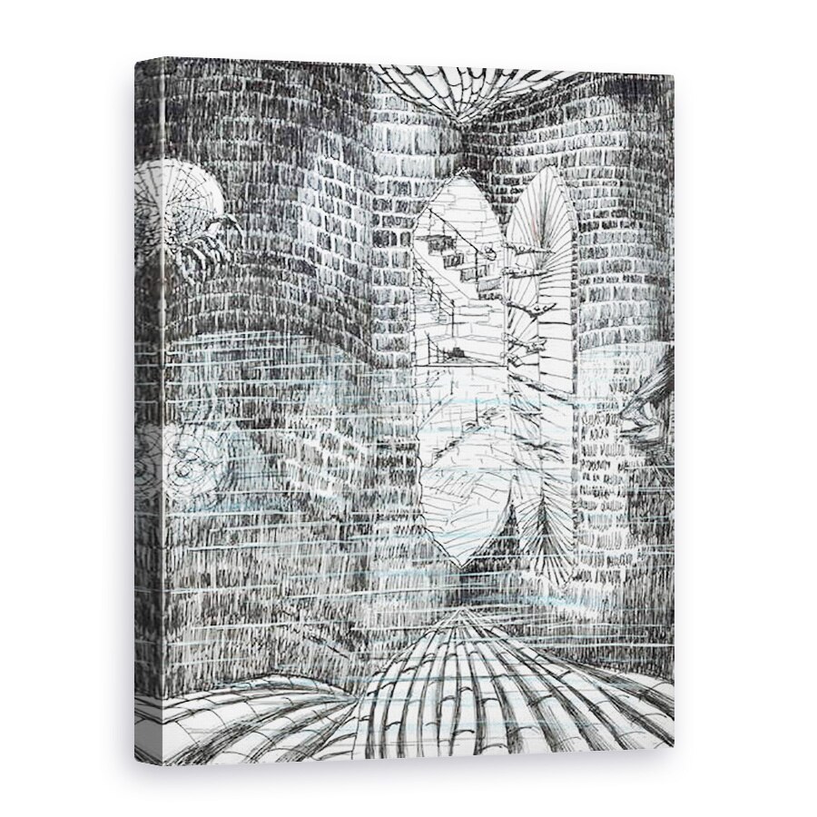 Tablou canvas - Vincent Alexander Booth - Page23, Castelul din padurea Findhorn, 2006, 75 x 100 cm