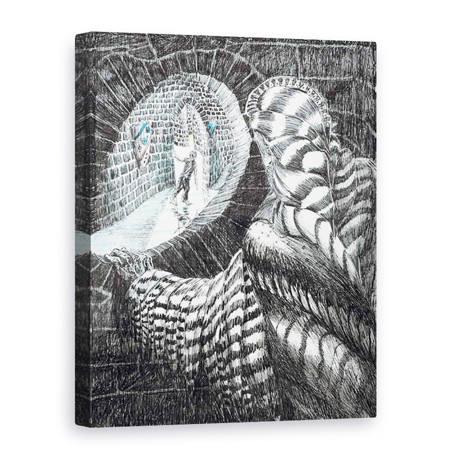 Tablou canvas - Vincent Alexander Booth - Page27, Castelul din padurea Findhorn, 2006, 50 x 70 cm