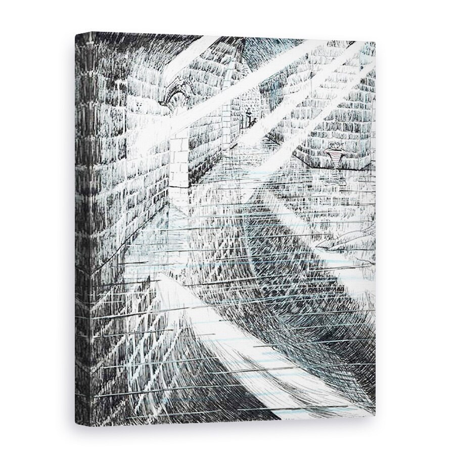 Tablou canvas - Vincent Alexander Booth - page25, Castelul din padurea Findhorn, 2006, 50 x 70 cm