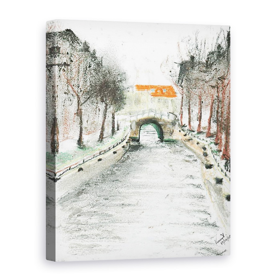 Tablou canvas - Vincent Alexander Booth - Olanda, vedere canal, 2005, 50 x 70 cm