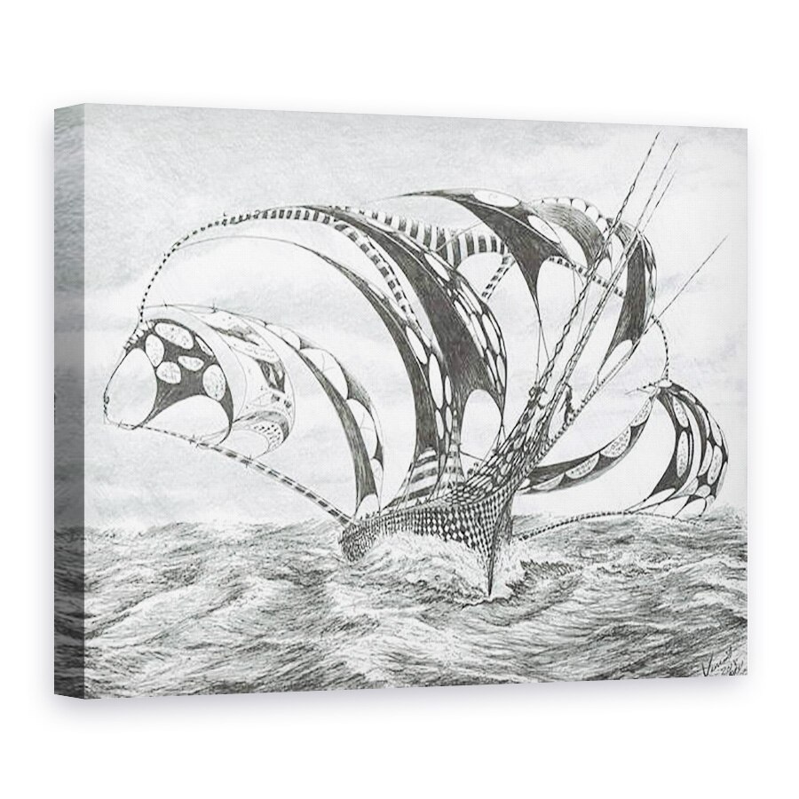 Tablou canvas - Vincent Alexander Booth - Storm Creatorii Cooperare Marea, 2018, 50 x 70 cm