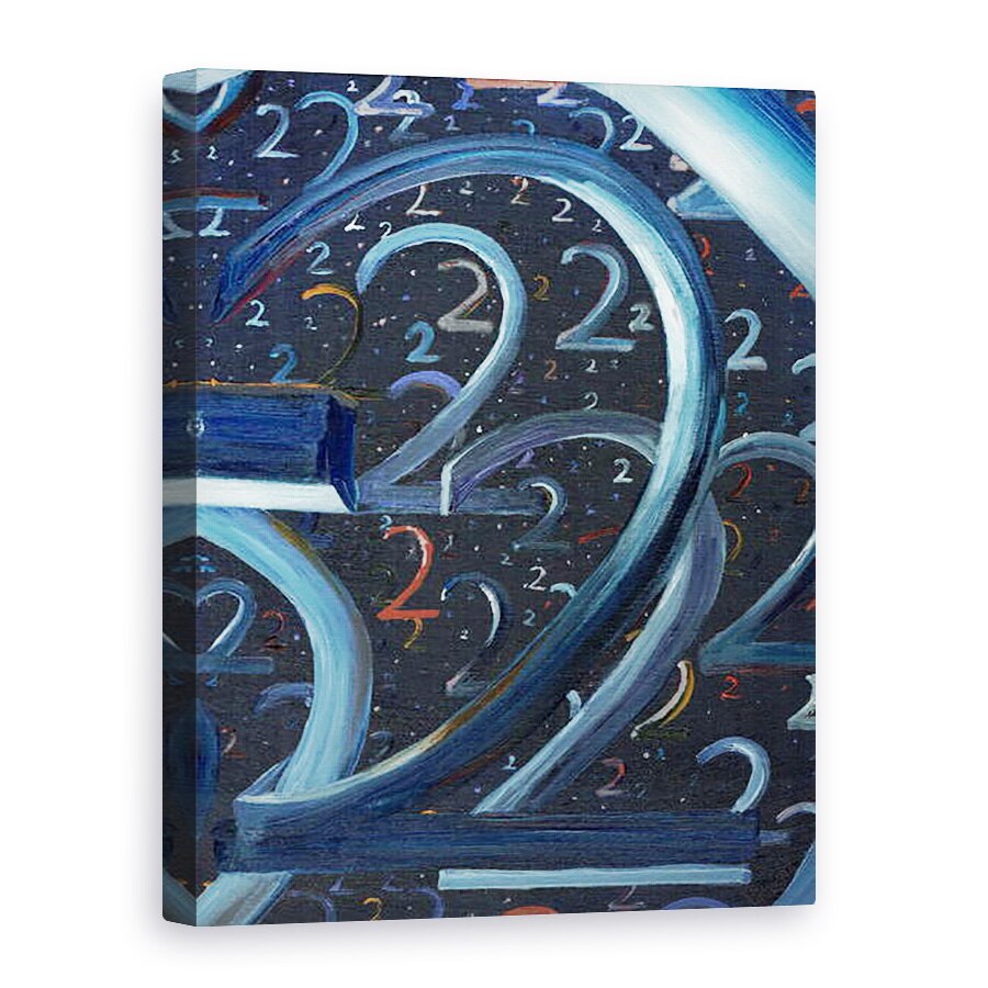 Tablou canvas - Vincent Alexander Booth - Viziunea inceputului 1970 a numarului 2, 2019, 75 x 100 cm