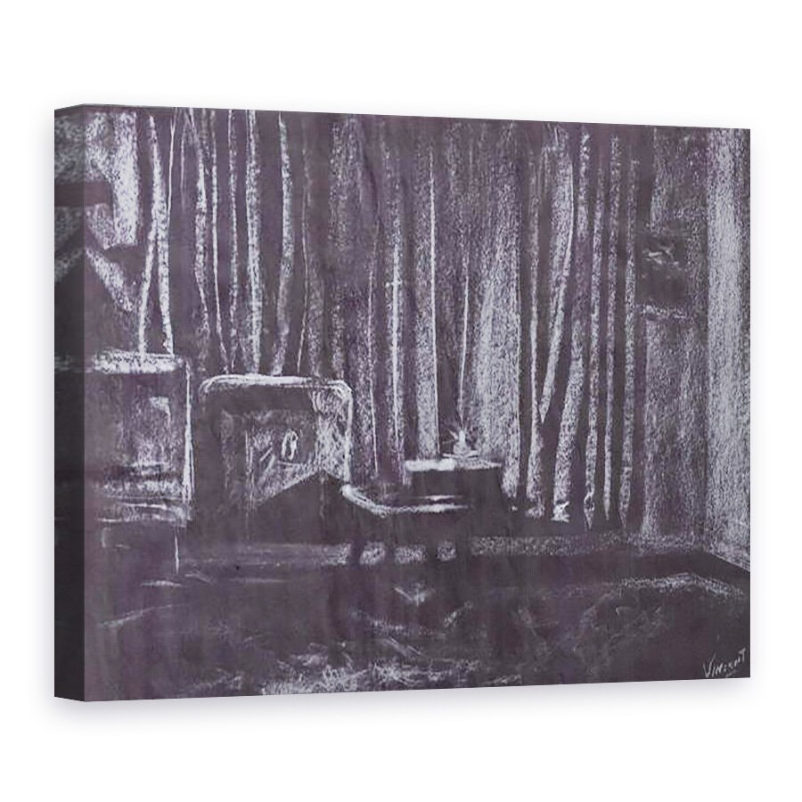 Tablou canvas - Vincent Alexander Booth - Perdele de lumina lumanarii, 1997, 75 x 100 cm