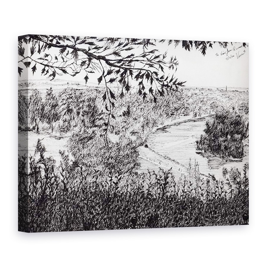 Tablou canvas - Vincent Alexander Booth - Vedere din Richmond Hill Londra, 2004, 75 x 100 cm