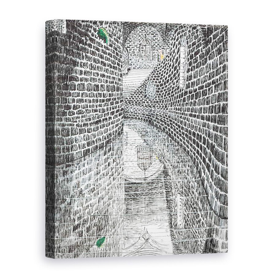 Tablou canvas - Vincent Alexander Booth - page35, Castelul din padurea Findhorn, 2006, 50 x 70 cm