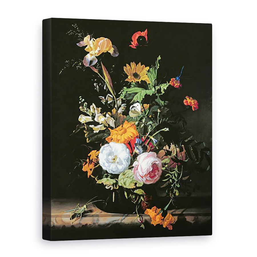 Tablou canvas - Rachel Ruysch - Natura moarta de flori de vara, 60 x 80 cm