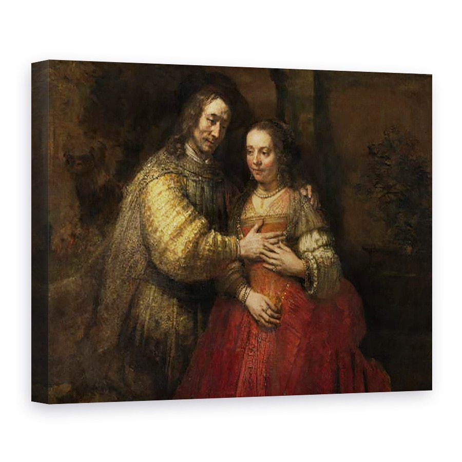 Tablou canvas - Rembrandt Harmensz van Rijn - Mireasa evreiasca, 75 x 100 cm