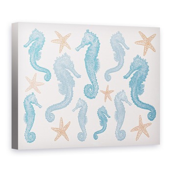 Tablou canvas - Sarah Hough - Cai de mare si Stea de mare, 2017, 75 x 100 cm Tablou canvas - Sarah Hough - Cai de mare si Stea de mare, 2017, 75 x 100 cm