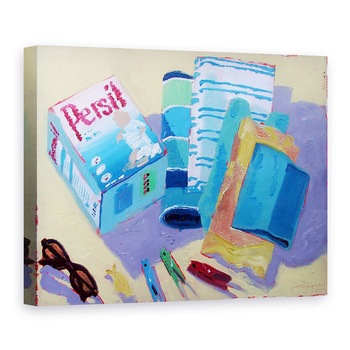 Tablou canvas - Sara Hayward - Trei carlige, 75 x 100 cm Tablou canvas - Sara Hayward - Trei carlige, 75 x 100 cm