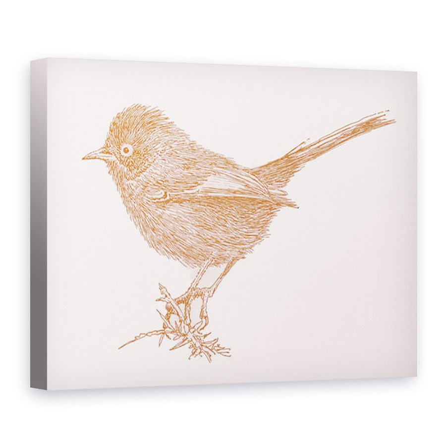 Tablou canvas - Sarah Hough - Dartford Warbler, 2017, 75 x 100 cm