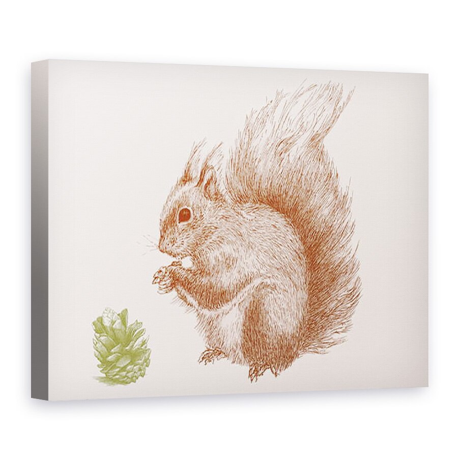 Tablou canvas - Sarah Hough - Veverita, 2017, 75 x 100 cm