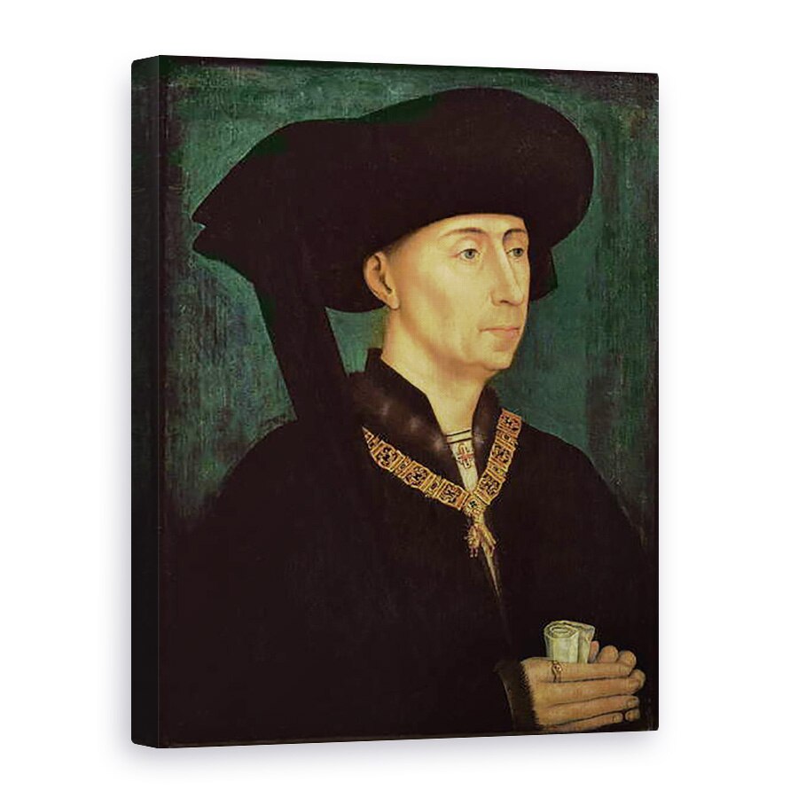 Tablou canvas - Rogier van der Weyden - Filip al III-lea 1396-1467 cel Bun, Duce de Burgundia, 75 x 100 cm