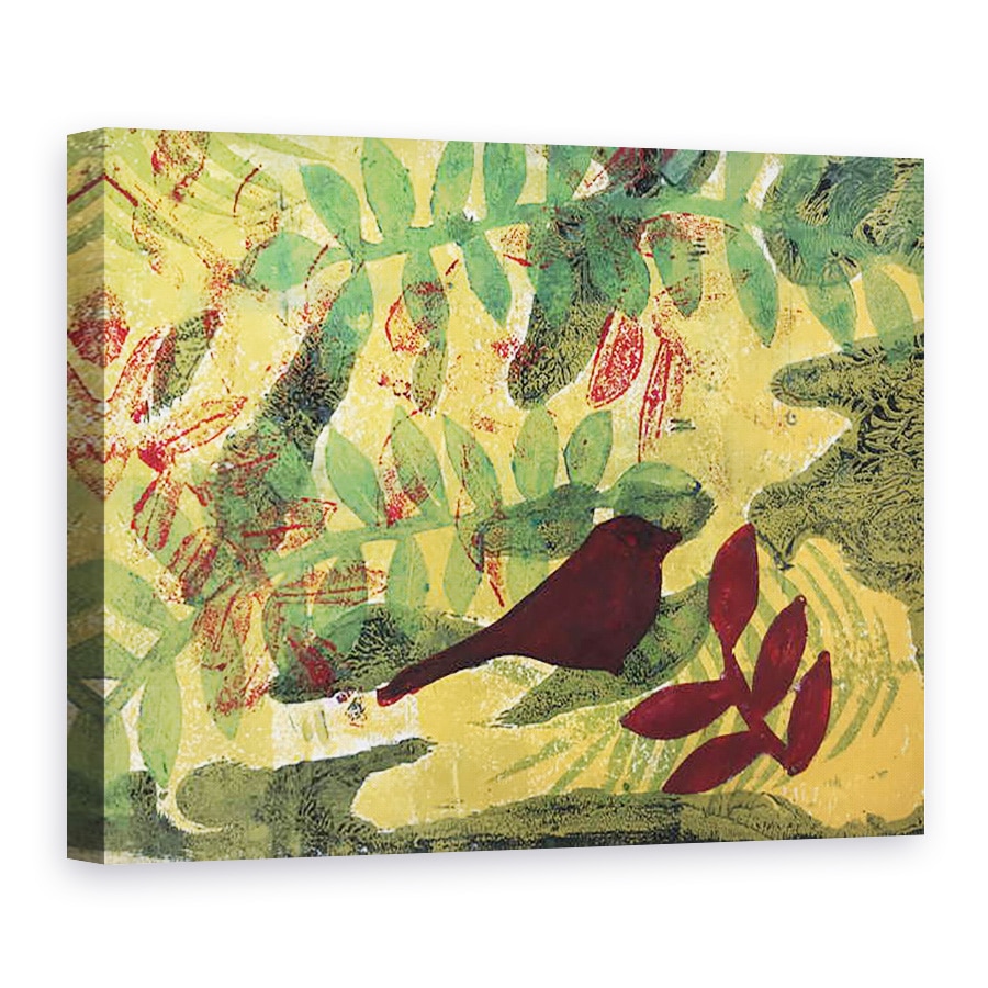 Tablou canvas - Sarah Thompson-Engels - Galben ocru botanic,2018, 50 x 70 cm